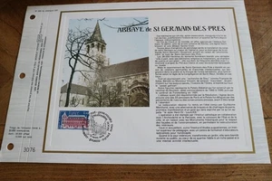 feuillet CEF 1979 premier 1er jour ABBAYE DE SAINT GERMAIN DES PRES 495 - Picture 1 of 1