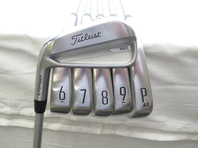 Juego de hierro forjado LH Titleist T150 usado 5-PW Project X IO varilla de acero flexible regular Foto 1 de 4