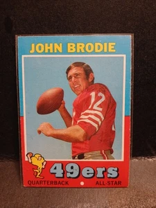 1971 Topps - John Brodie #100 - Picture 1 of 2