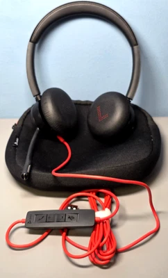 Auriculares estéreo con cable Plantronics 214406-01 Blackwire 8225 USB-A - negros Foto 1 de 4