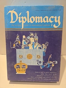 Diplomacy Board Game – Avalon Hill (1976) – Good - VG Condition – Strategy - Picture 1 of 8