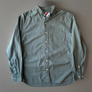 Best Made CO Leinen Baumwolle Hemd L Grün Knopfleiste Oxford Minimalistisch New York - Bild 1 von 10