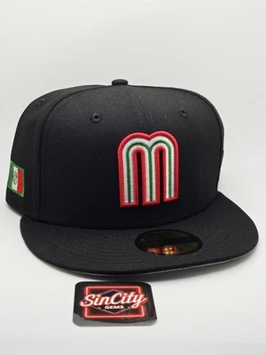 Nueva Era Selección Nacional de México Clásico Mundial de Béisbol 59FIFTY Gorra Ajustada Talla 7 5/8 Foto 1 de 4