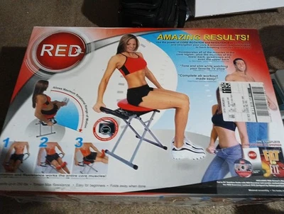 Silla Abdominal Red XL Fitness Núcleo Resistencia Rotación Abdominal Cuerpo Fitness Leer Foto 1 de 4