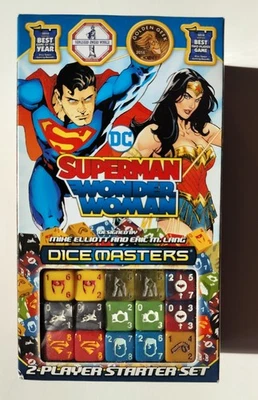 Dice Masters Superman Wonder Woman Starter Set Wizkids Neca - Image 1 of 2