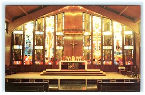 Vidrieras Vista Altar Capilla de San Agustín Monasterio Nueva Escocia - Imagen 1 de 2