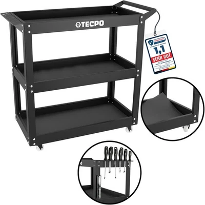 TECPO WERKZEUGWAGEN 300 kg WERKSTATTWAGEN MONTAGE-WAGEN ROLLWAGEN TRANSPORTWAGEN - Bild 1 von 4