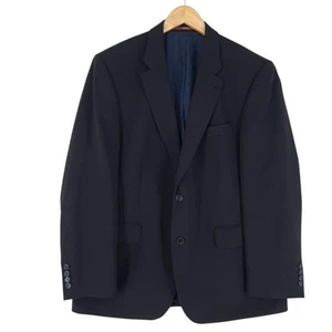 Digel Blazer Jacket Stretch Wool Blue Tl8 Size EU 52 UK/US 42S - Picture 1 of 10