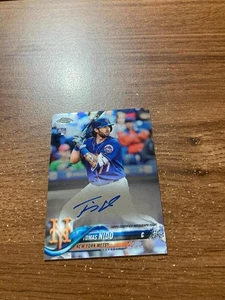 2018 Topps Chrome Rookie Auto Tomas Nido #RA-TN Auto - Picture 1 of 1