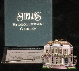 Chestnutt House Savannah GA 1995 HAND SIGNED Shelia's 3D Historical Orn  OR002 - Picture 1 of 2