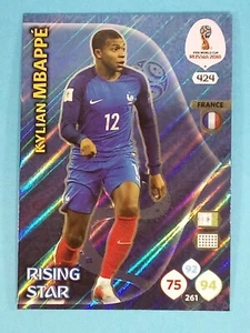 2018 Panini Adrenalyn XL FIFA World Cup Russia Rising Star Kylian Mbappe ⚽ - Bild 1 von 2