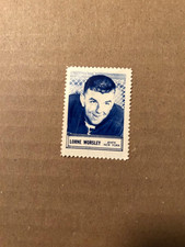 1961-62 TOPPS NHL HOCKEY STICKER STAMP CARD INSERT LORNE GUMP WORSLEY