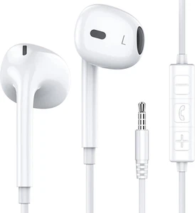 Wired Earbuds with Microphone, 3.5Mm Jack in Ear Headphones with Microphone - Picture 1 of 12