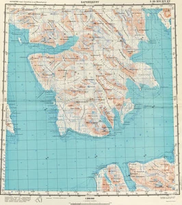 Mapas topográficos militares soviéticos rusos - BARENTSBURG (Noruega), 1:200 k, REIMPRESO - Imagen 1 de 4