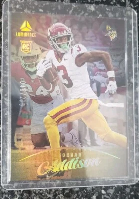 2023 JORDAN ADDISON PANINI LUMINANCE GOLD ROOKIE CARD 48/200!! - Image 1 of 2