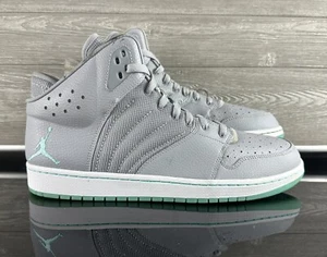 Jordan 1 Flight 4 Premium Wolf Grey Hyper Turq White Size 14 838818-031 - Picture 1 of 18