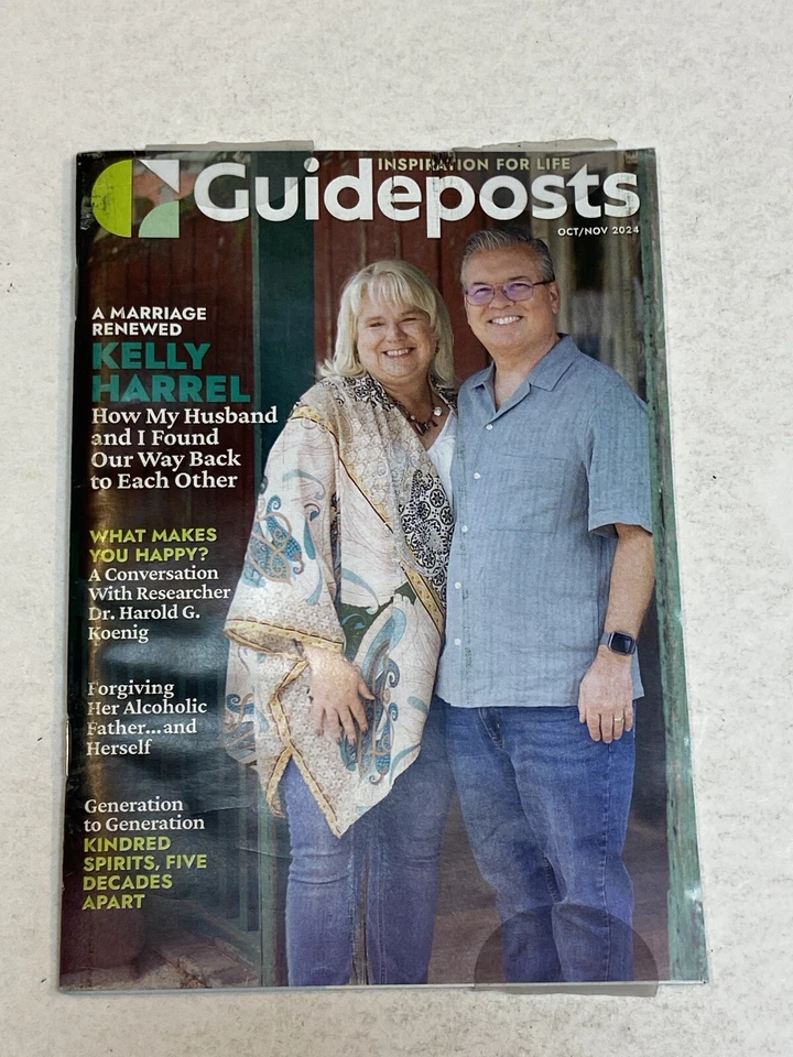 Guideposts Magazine Oct Nov 2024 Kelly Harrel Dr Harold Koenig Alcoholic Father - Image 1 of 1