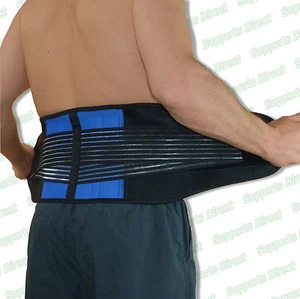 Soporte lumbar de neopreno de calidad de doble tirón soporte para cinturón lumbar alivio del dolor - Imagen 1 de 11