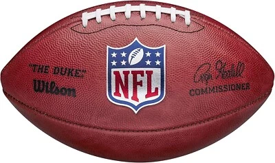 *SALE* - WILSON "THE DUKE" OFFICIAL NFL GAME LEATHER FOOTBALL - Roger Goodell - Image 1 of 4