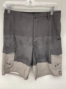 Ocean Current Boys Shorts Gray 14 Youth Board Swim Surf Beach Casual Bermuda  - Picture 1 of 13