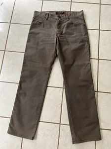ALBERTO TAUPE Double Dyed STONE T400 MODERN FIT Slim Leg Jeans Sz 32x30 - Picture 1 of 6