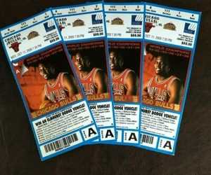 Chicago Bulls vs. Denver Nuggets Season Opener October 11, 2000 -- Four Tix - Picture 1 of 1