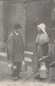 CP Repro 259 Typ Brayands Paysans de Riom et Châtel-Guyon - Bild 1 von 2