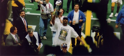 1997 'Type 1' Reggie White Green Bay Packers Original Photo Super Bowl NFL RARE - Image 1 of 2