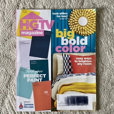 HGTV Magazine May 2023 Issue Big Bold Color Look-alikes for Less Perfect Paint — 第 1/3 张图片