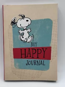 Peanuts Snoopy My Happy Notebook Journal Never Used - Foto 1 di 8