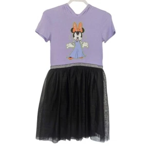 Disney Dress Girls XL Halloween Minnie Mouse Purple Tulle X Large 14 16 NWT New - Picture 1 of 8