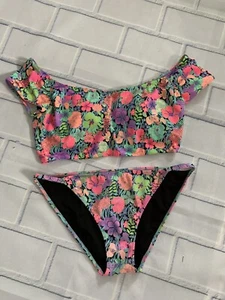 Conjunto grande de bikini floral de dos piezas de Victoria's Secret - Imagen 1 de 12
