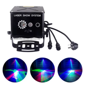 Waterproof 3W RGB Aurora Projector Laser Lights DMX DJ Show Decor Stage Lighting - Picture 1 of 12