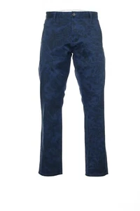 NWT Dockers 'Alph Collection' Blue Graphic Flat Front Pants 34x30 $68 - Picture 1 of 4