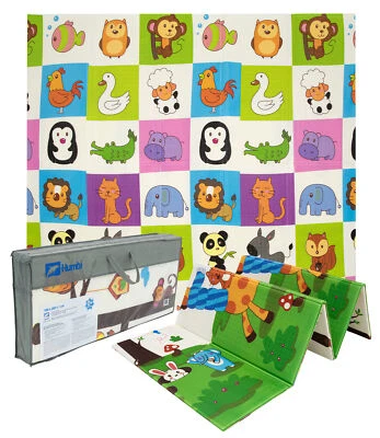 HUMBI Kinder Baby Spielmatte Krabbelmatte XPE Schaumstoff Doppel Pädagogische