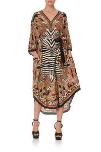 Camilla Franks Kaftans Wild Fire Loose Button Through Dress Or Jacket L/XL NWT - Picture 1 of 12
