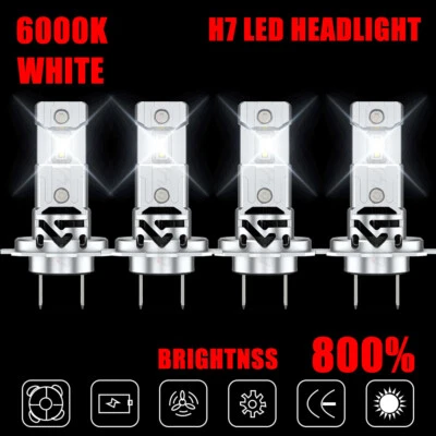 or BMW 128i 135i 2008-2013 - Bright 6000K LED Headlight Bulbs High & Lo Qty 4 - Image 1 of 4