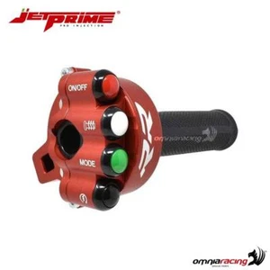 Handlebar switch JetPrime in red with throttle control for BMW S1000RR 2015-2018 - Imagen 1 de 8