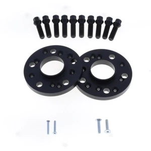 Coppia distanziali neri 16mm per MINI Cooper Clubman Counrtyman Cabrio Works - Picture 1 of 8