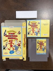 The Adventures of Rocky & Bullwinkle and Friends Nintendo Nes Complete CIB