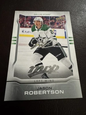 2024-25 Upper Deck MVP Hockey Jason Robertson #MR-21 Silver Script - Image 1 of 2