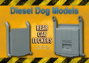 1-50 Cab Locker v1 (1 Pack, un-painted) - heavy haulage, code 3,wsi,corgi,tekno - Picture 1 of 7