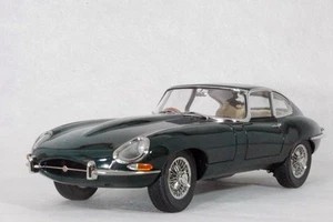 Top Mint Kyosho 1/18 Jaguar E-Type Coupe Green Die-Cast Detailed Model Car JAPAN - Picture 1 of 10