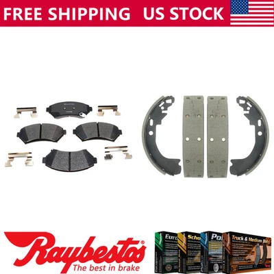 Pastillas de freno delanteras traseras de cerámica y zapatas de freno para Oldsmobile Silhouette 1997-2004 Foto 1 de 4