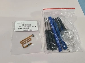 Cavo flessibile x2 pulsante alimentazione impronte digitali per Samsung Galaxy A13 5G SM-A136U - Foto 1 di 5