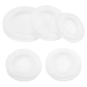  5 Piezas Tapón de Goma Redondo para Tapones de Tarro de Dinero Hucha Negro Enchufe Inferior - Imagen 1 de 12