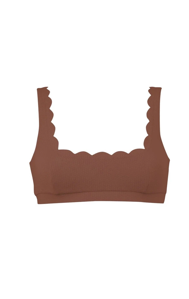 Marysia Swim Mini Palm Springs Bikini Top, Coco - Sz Medium - Image 1 of 4