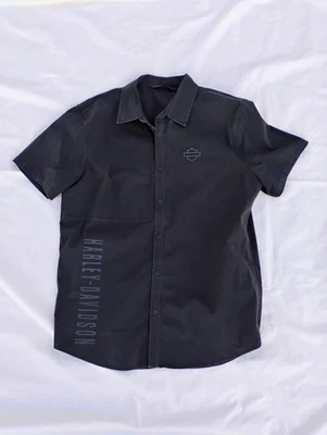 Harley-Davidson Men's Performance Vented Stretch Slim Fit short-sleeve shirt XL - Image 1 of 4