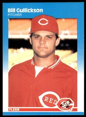 1987 Fleer Bill Gullickson Cincinnati Reds #203 - Image 1 of 2