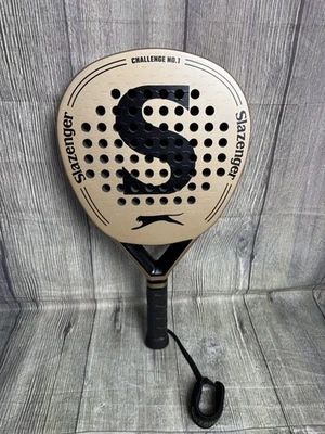 Slazenger Padel Racket Challenge No.1 – 12K Carbon Gold Brand New £200 Pro - image 1 of 4